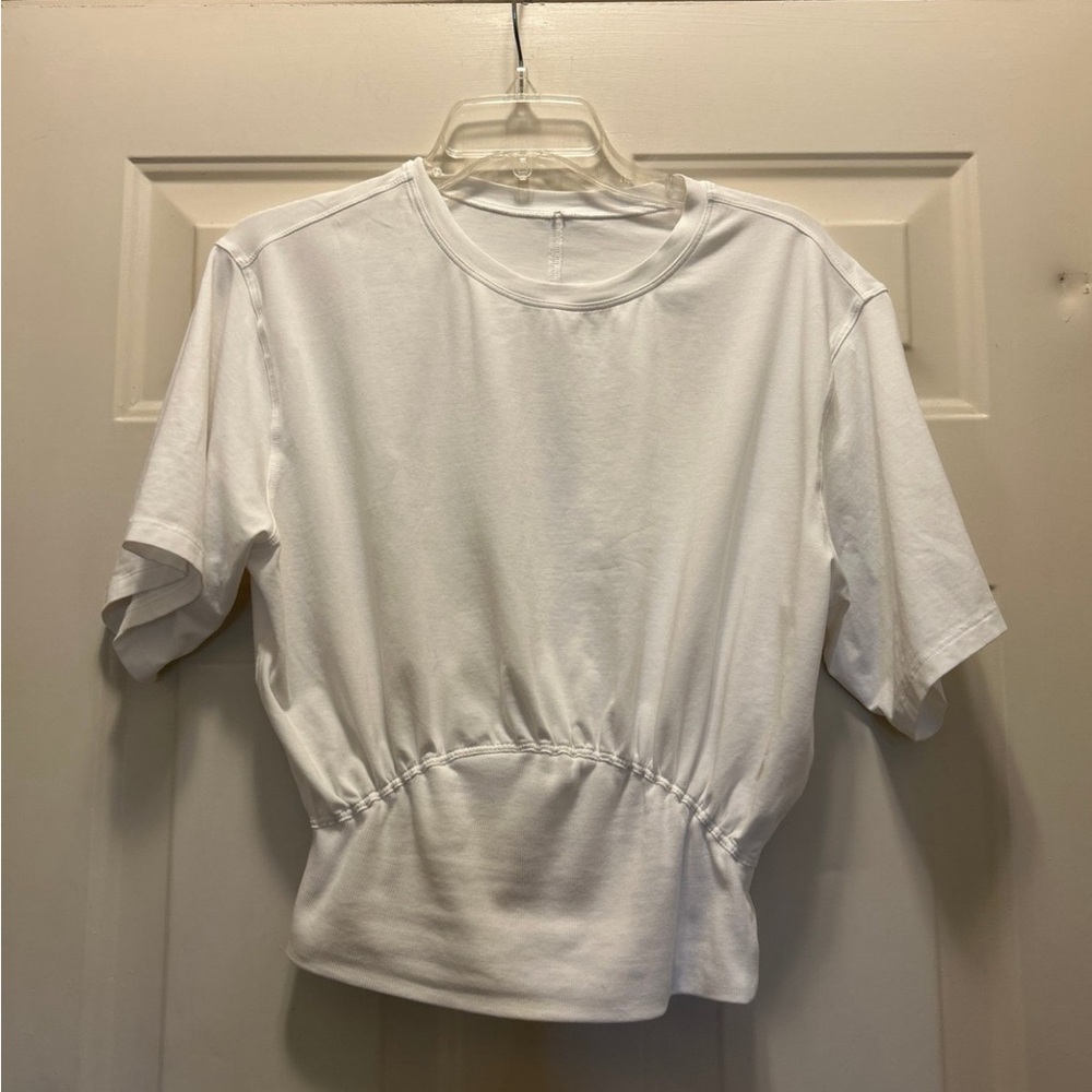 Lululemon Soft Cotton Elastic Cinched - form fitting waist band  - Med/Large